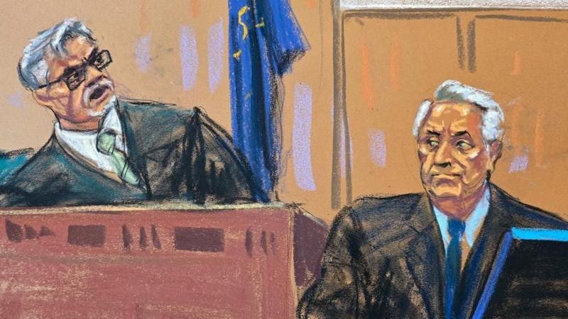 JUICIO TRUMP: SOLO POR MEDIO DE DIBUJOS SE PUEDE CONOCER LO QUE PASA DENTRO DE LA SALA DEL TRIBUNAL