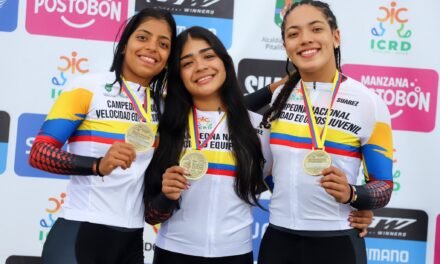 LA ATLANTICENSE MARIANA PÉREZ POLO GANÓ DOS MEDALLAS DE ORO EN NACIONAL DE CICLISMO DE PISTA.