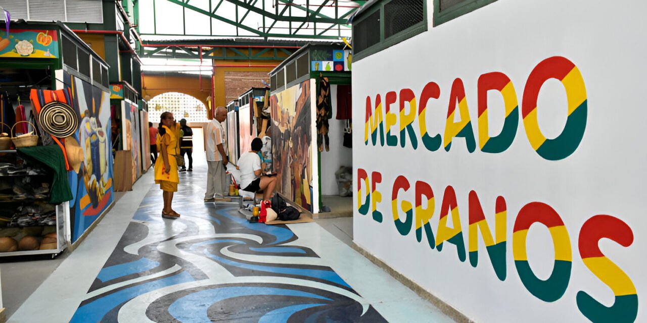 EL ARTE CUENTA HISTORIA: 14 MURALES LE DAN VIDA Y COLOR AL RENOVADO MERCADO DE GRANOS, CUNA DEL COMERCIO EN BARRANQUILLA.
