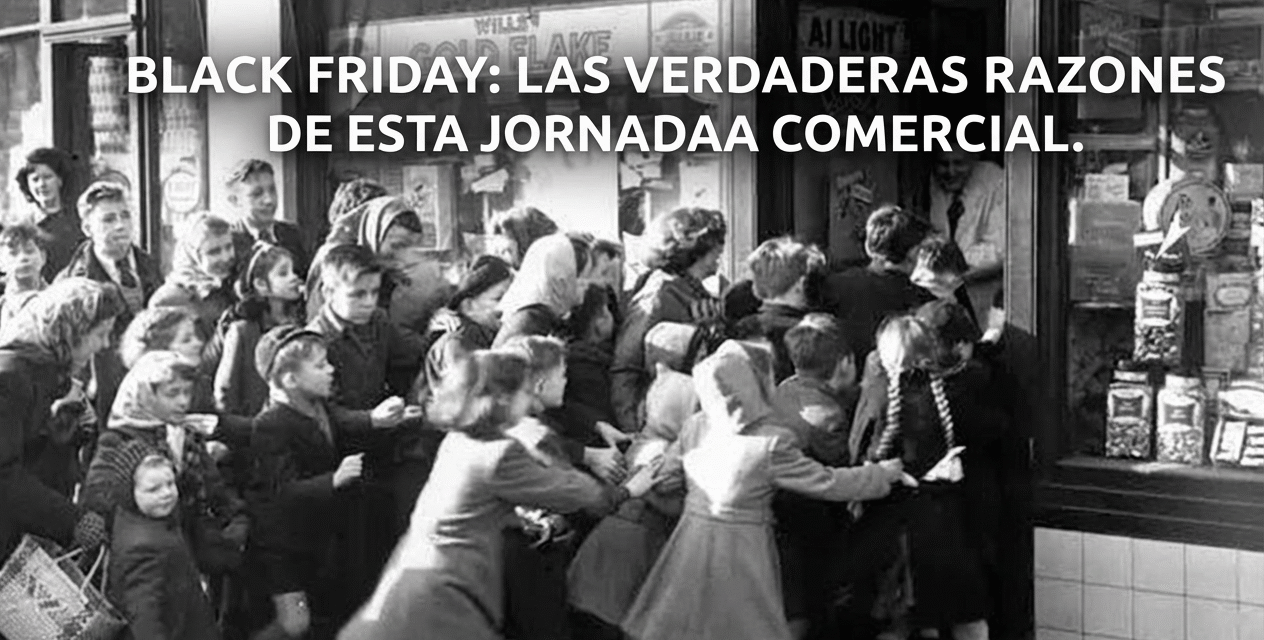 LA HISTORIA DEL BLACK FRIDAY. EL DÍA EN QUE “SUPUESTOS” DESCUENTOS INVADEN LAS TIENDAS FÍSICAS Y DIGITALES.