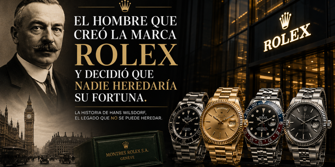 ROLEX, EL IMPERIO QUE NO SE PUEDE COMPRAR NI HEREDAR.