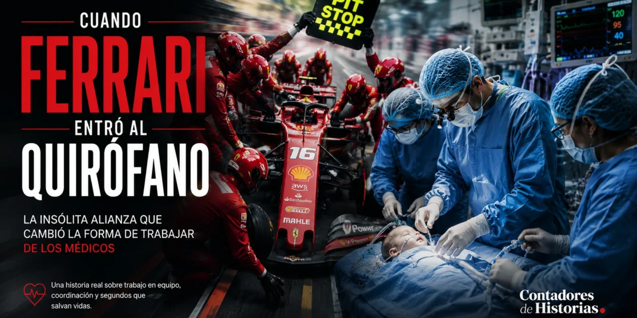 CUANDO FERRARI ENTRÓ AL QUIRÓFANO: LA INSÓLITA ALIANZA QUE CAMBIÓ LA FORMA DE TRABAJAR DE LOS MÉDICOS