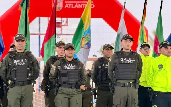 GOBERNACIÓN DEL ATLÁNTICO REFUERZA LA SEGURIDAD CON 1.200 POLICÍAS PARA EL CIERRE DE AÑO