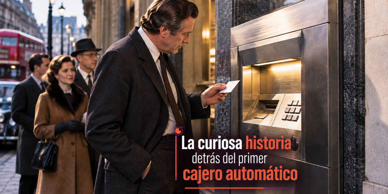LLEGÓ TARDE AL BANCO Y TERMINÓ INVENTANDO EL CAJERO AUTOMÁTICO